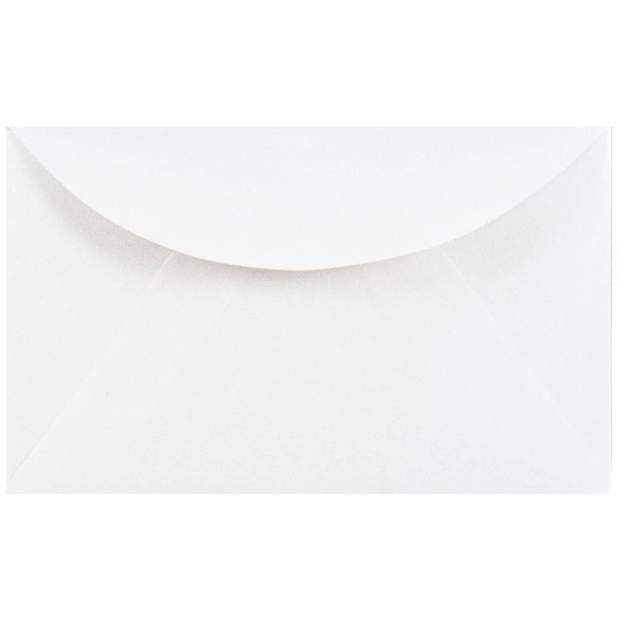 JAM Paper White 3Drug Mini Envelopes, 100ct.